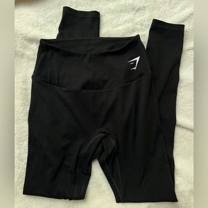 GYMSHARK | WOMEN’S SOLID BLACK LEGGING | SIZE SMALL